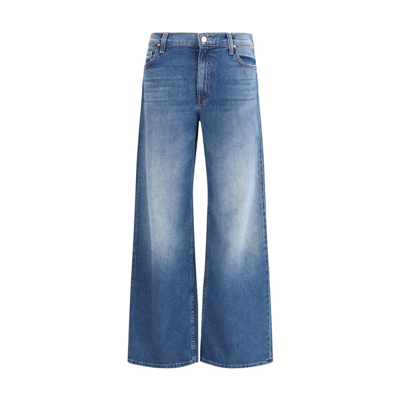 Mother Denim Rerun Zip Sneak Blue Flared Jeans for Women