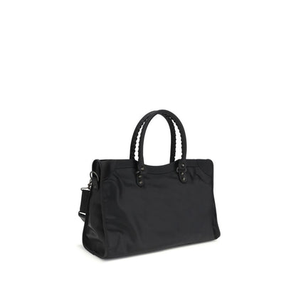 Sac bandoulière Balenciaga en polyamide noir