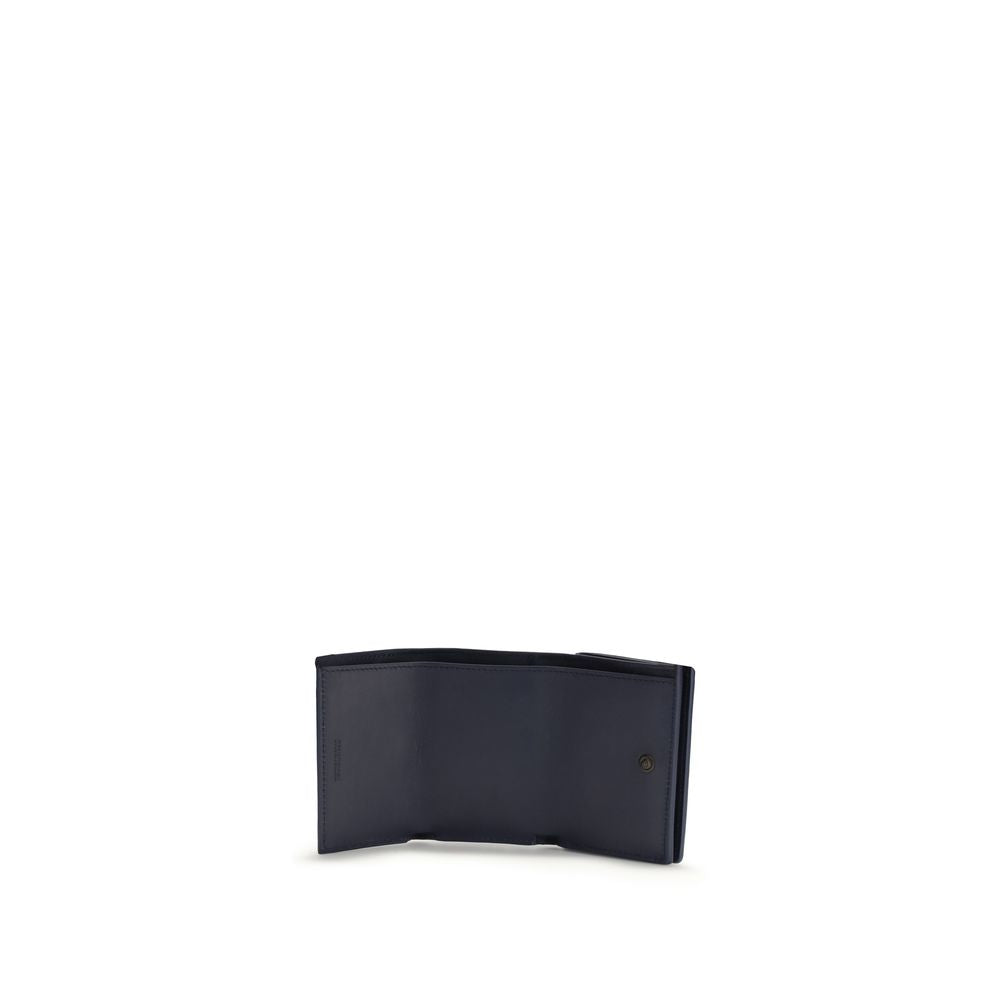 Balenciaga Blue Lamb Ovis Aries Wallet - Compact & Stylish