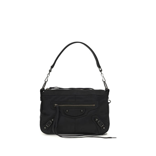 Sac bandoulière Balenciaga en polyamide noir