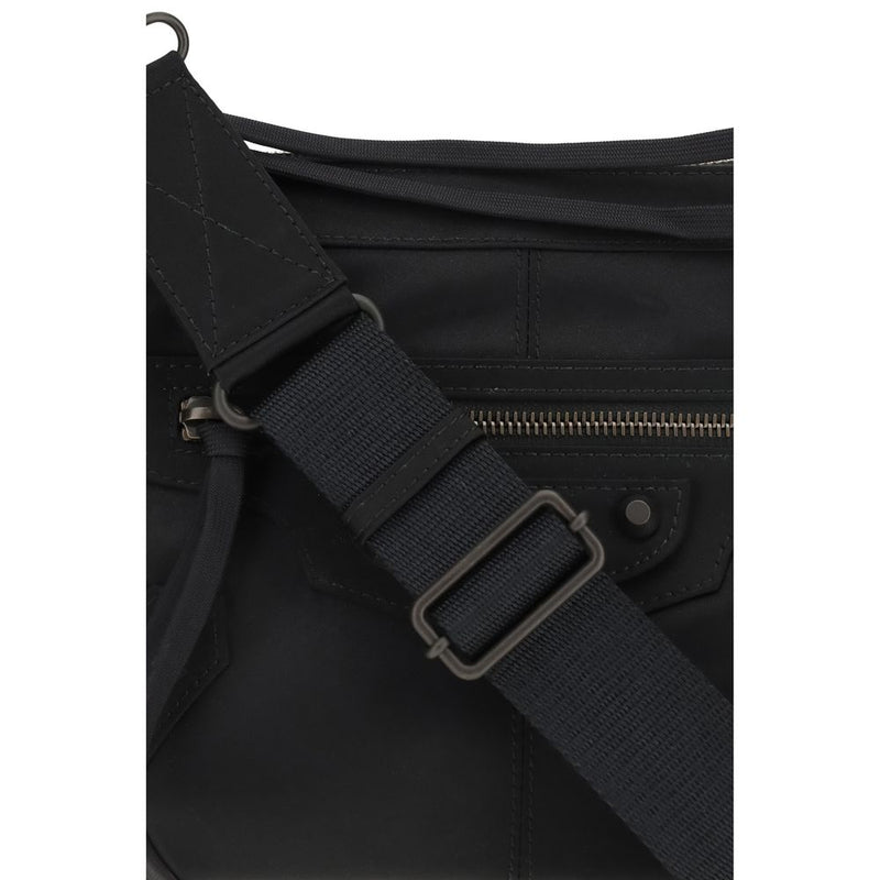 Sac bandoulière Balenciaga en polyamide noir