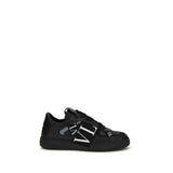 Valentino Garavani VL7N Black Calf Leather Low Top Sneakers