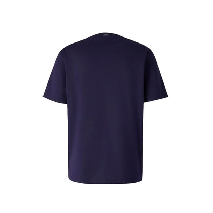 T-shirt Herno bleu en coton