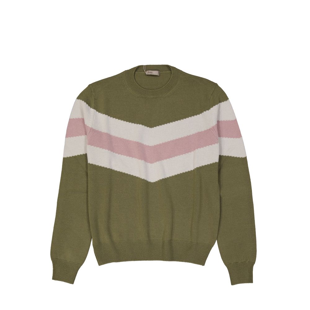 Herno Bicolor Wool Sweatshirt for Men