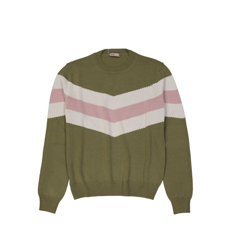 Herno Bicolor Wool Sweatshirt for Men