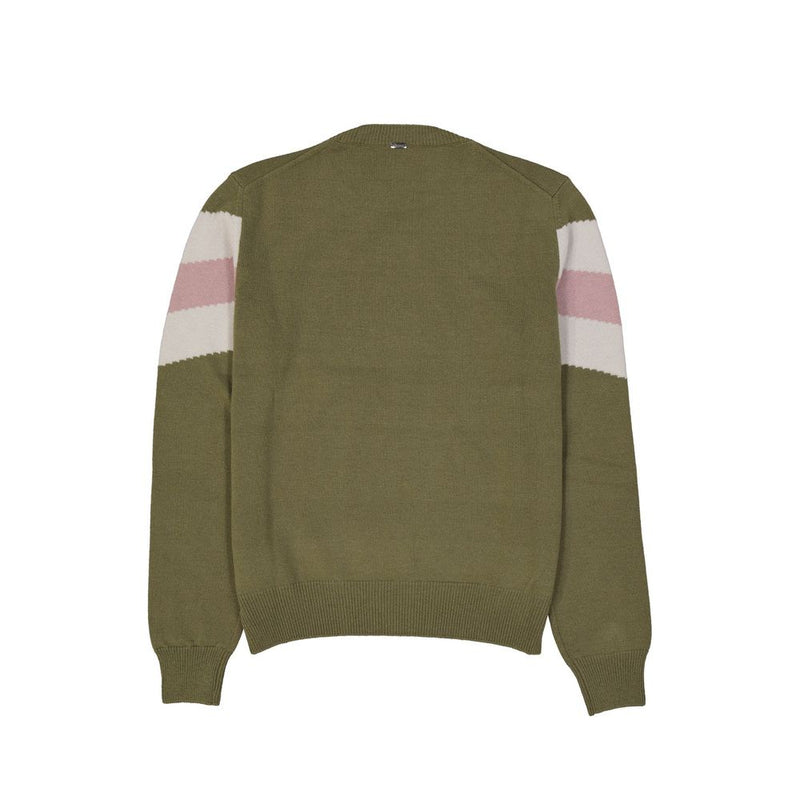 Herno Bicolor Wool Sweatshirt for Men