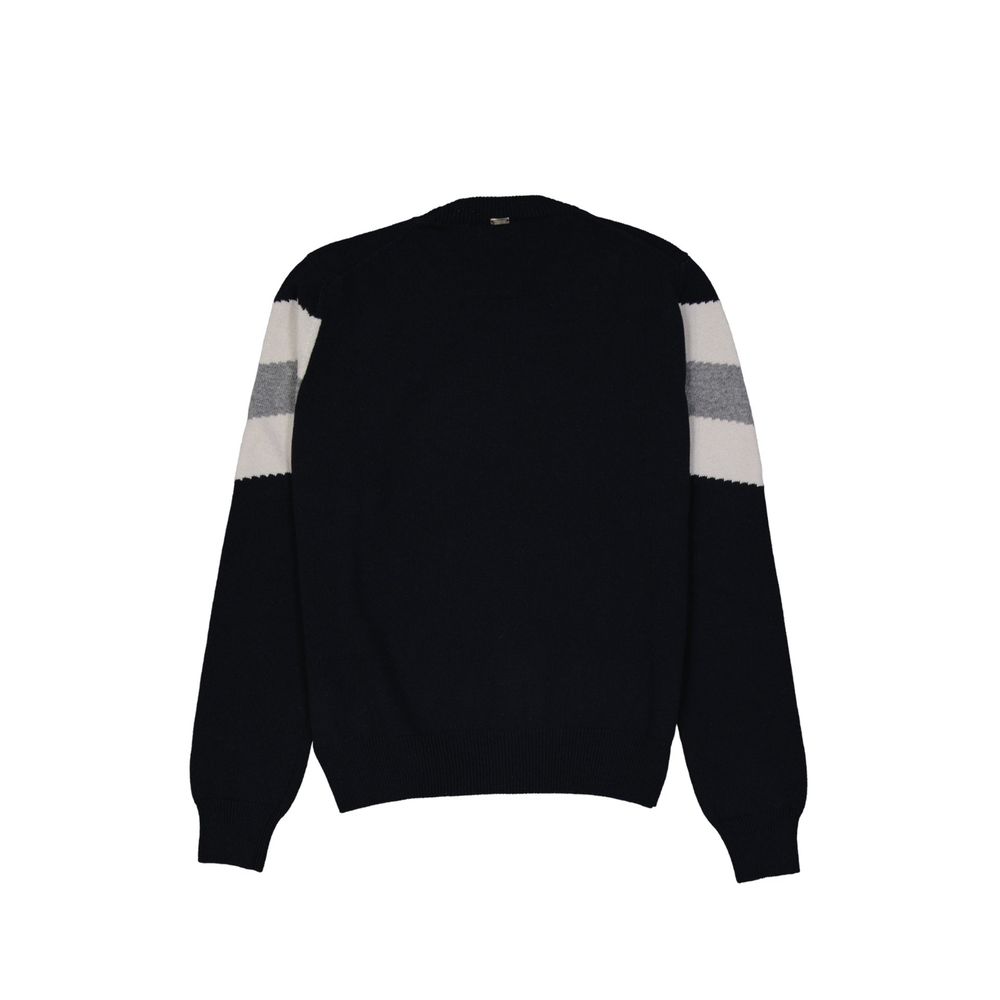 Herno Blue Wool Sweatshirt for Men - IT52 | XL