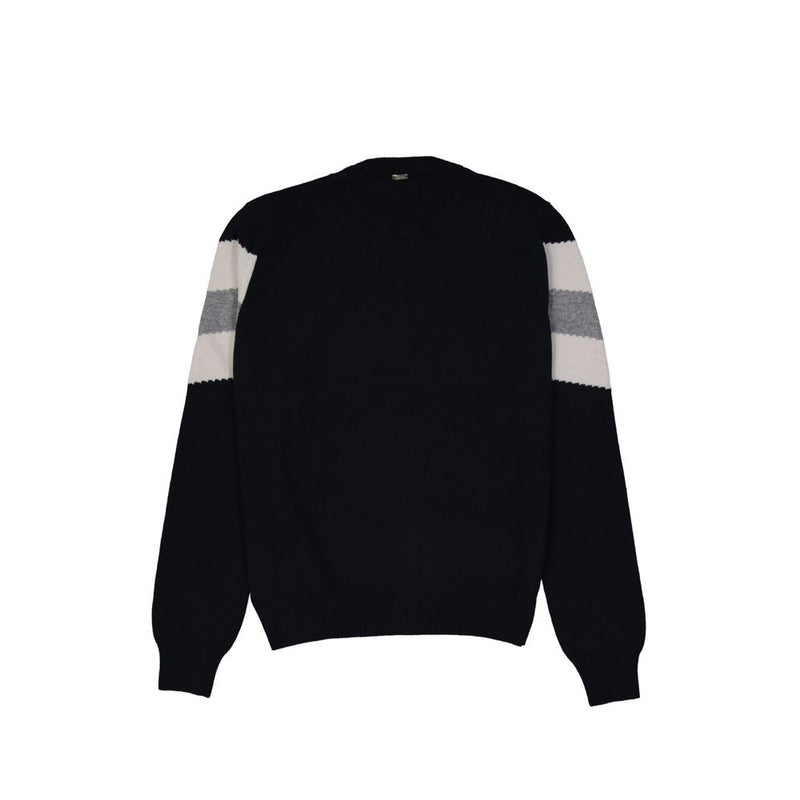 Herno Blue Wool Sweatshirt for Men - IT52 | XL