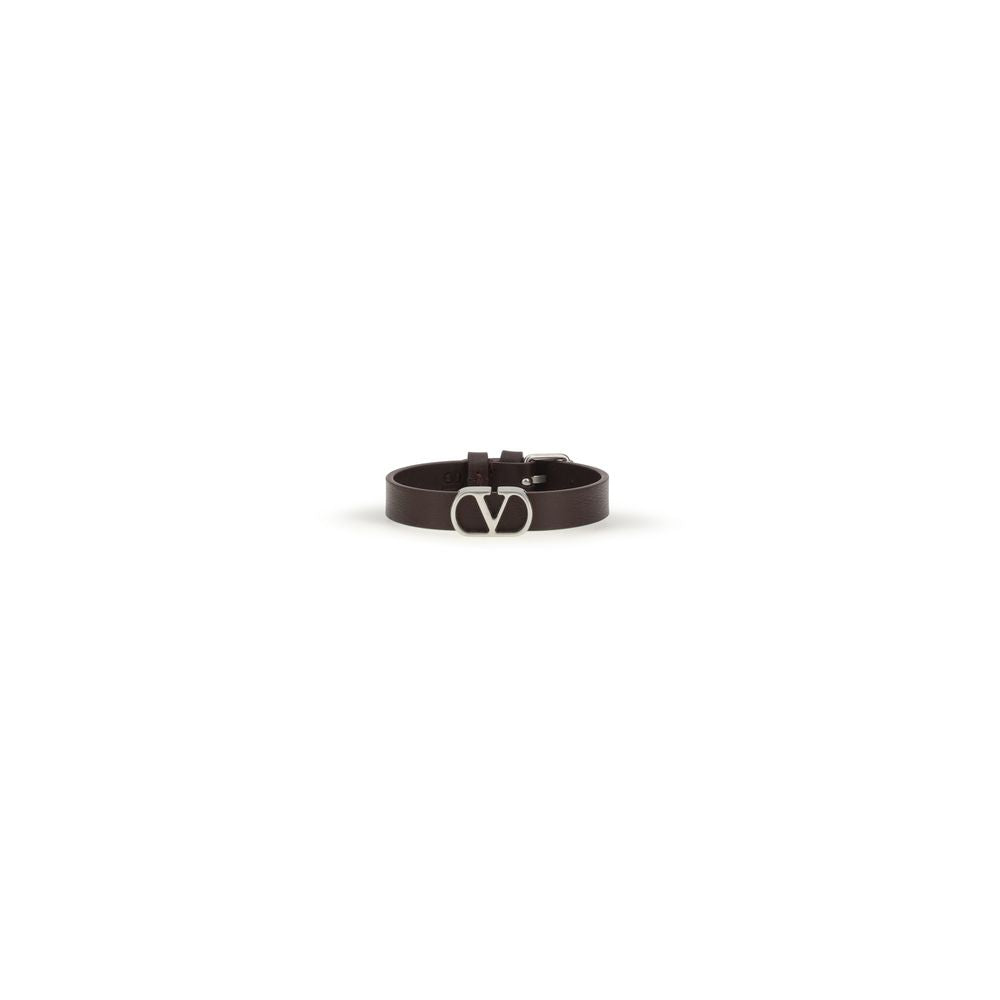 Bracelet Valentino Garavani VLogo Signature en Cuir Multicolore