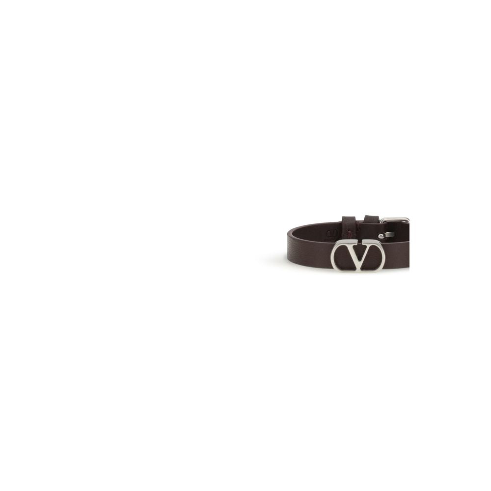 Bracelet Valentino Garavani VLogo Signature en Cuir Multicolore