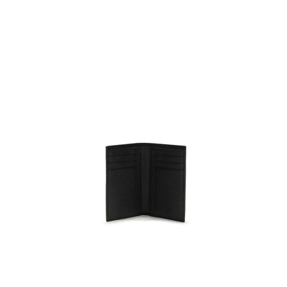 Portefeuille Valentino Garavani Bos Taurus en cuir de veau noir