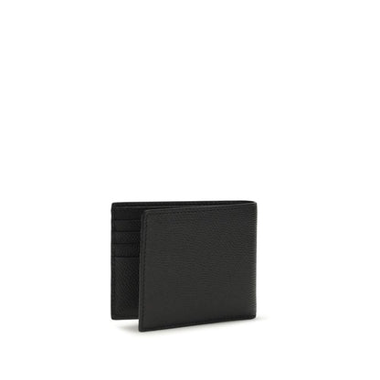 Portefeuille Valentino Garavani Bos Taurus en cuir de veau noir