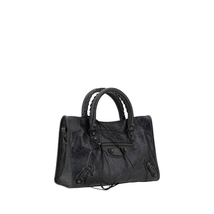 Sac bandoulière Balenciaga Bos Taurus en cuir de veau noir