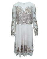 Aidan Mattox Multicolor Silk Cocktail Dress for Elegant Occasions