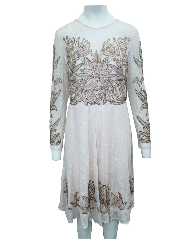 Aidan Mattox Multicolor Silk Cocktail Dress for Elegant Occasions