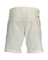 Gant White Cotton Bermuda Shorts - Classic Style for Every Occasion
