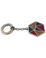 Ferre Blue Metal Keychain - Luxury Accessory for Men