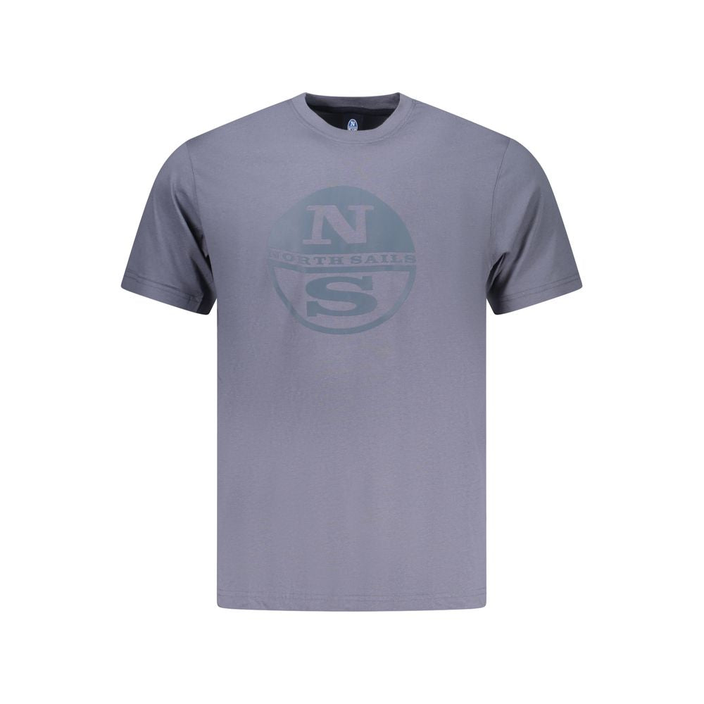North Sails blauw katoenen T-shirt voor heren