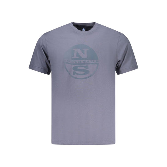 North Sails Blue Cotton Men's T-Shirt - Nautical Style