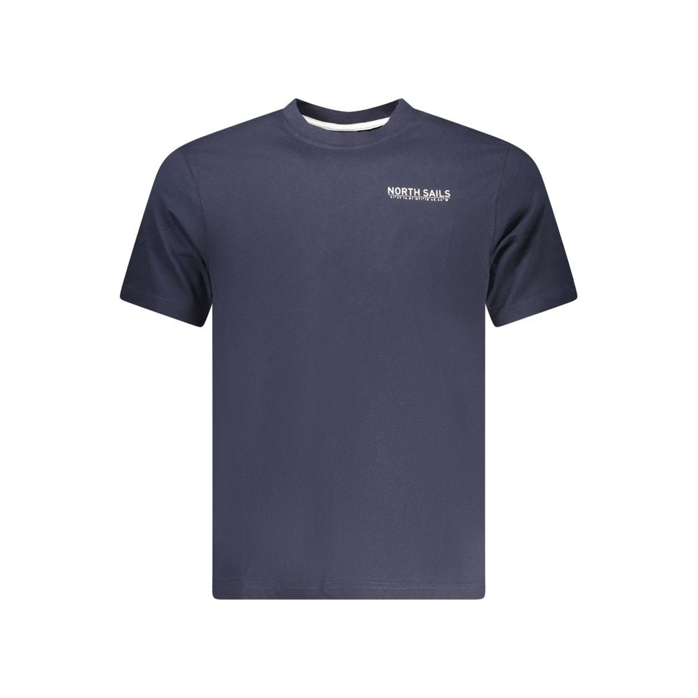 North Sails Blue Cotton Men's T-Shirt - Premium Quality