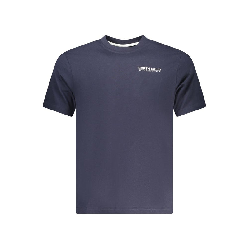 North Sails Blue Cotton Men's T-Shirt - Premium Quality