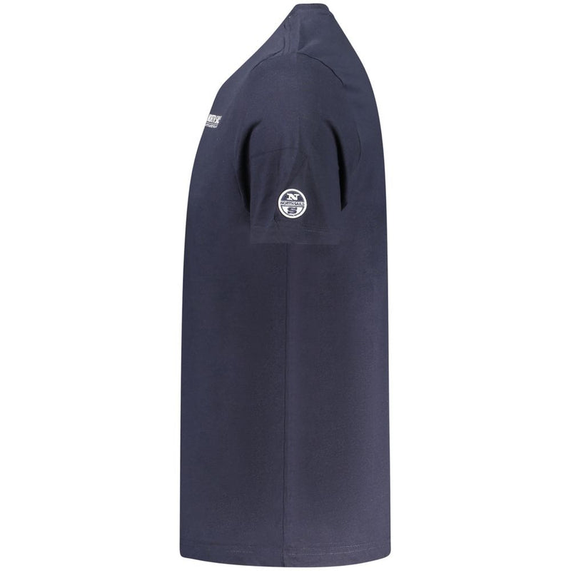 North Sails Blue Cotton Men's T-Shirt - Premium Quality