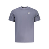 North Sails Blue Cotton Men's T-Shirt - Effortless Style