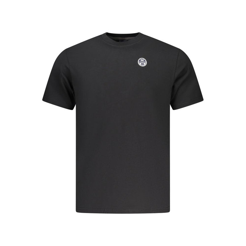 North Sails Black Cotton Men's T-Shirt - Effortless Urban Style