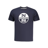 North Sails Blue Cotton Men's T-Shirt - Classic Style