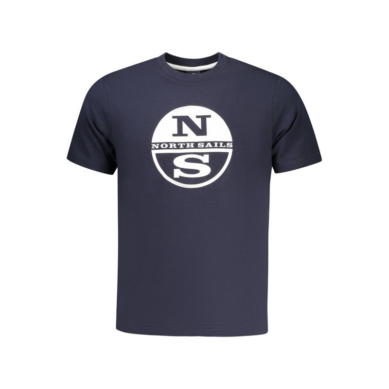 North Sails Blue Cotton Men's T-Shirt - Classic Style
