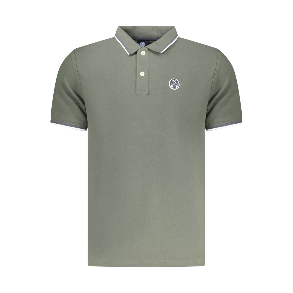 North Sails Polo Vert en Coton pour Homme