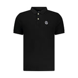 North Sails Black Cotton Polo Shirt for Men