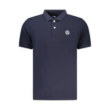 North Sails Blue Cotton Men Polo Shirt - Nautical Style