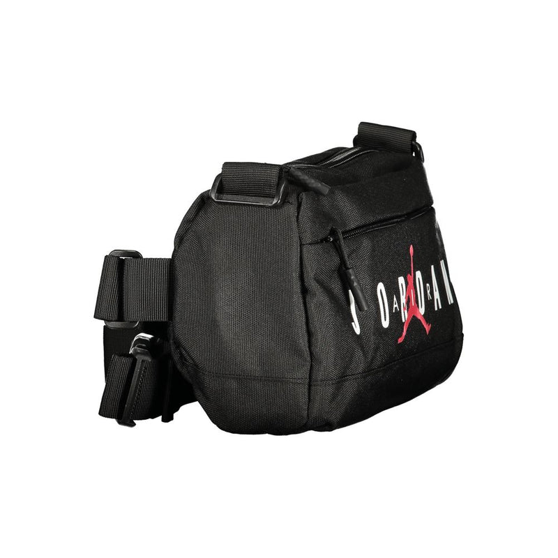 Jordan Black Polyester Men's Belt Bag - Versatile Accessory