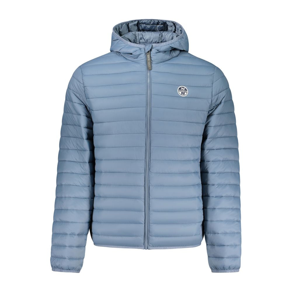 North Sails Blu Poliammide Men's Jacket - Style Meets Functionality