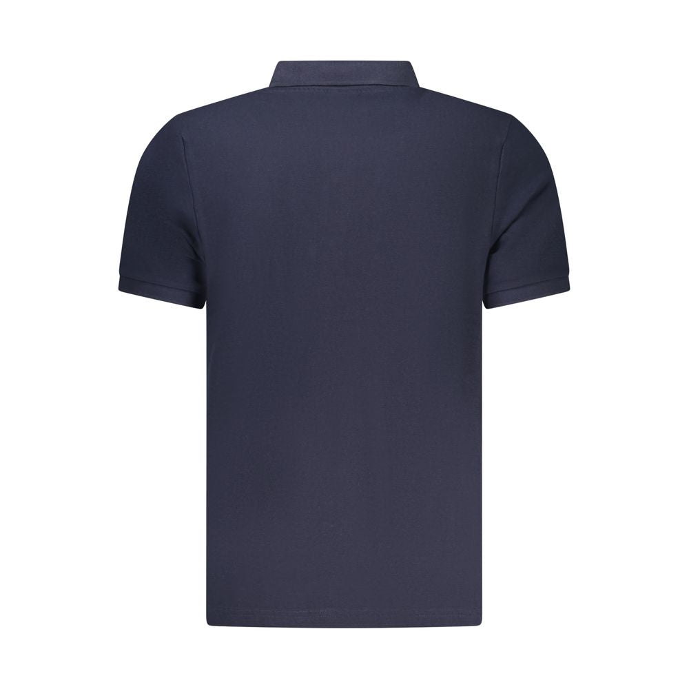 North Sails Blue Cotton Men Polo Shirt - Nautical Style