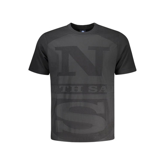 North Sails Zwart Katoenen Heren T-shirt
