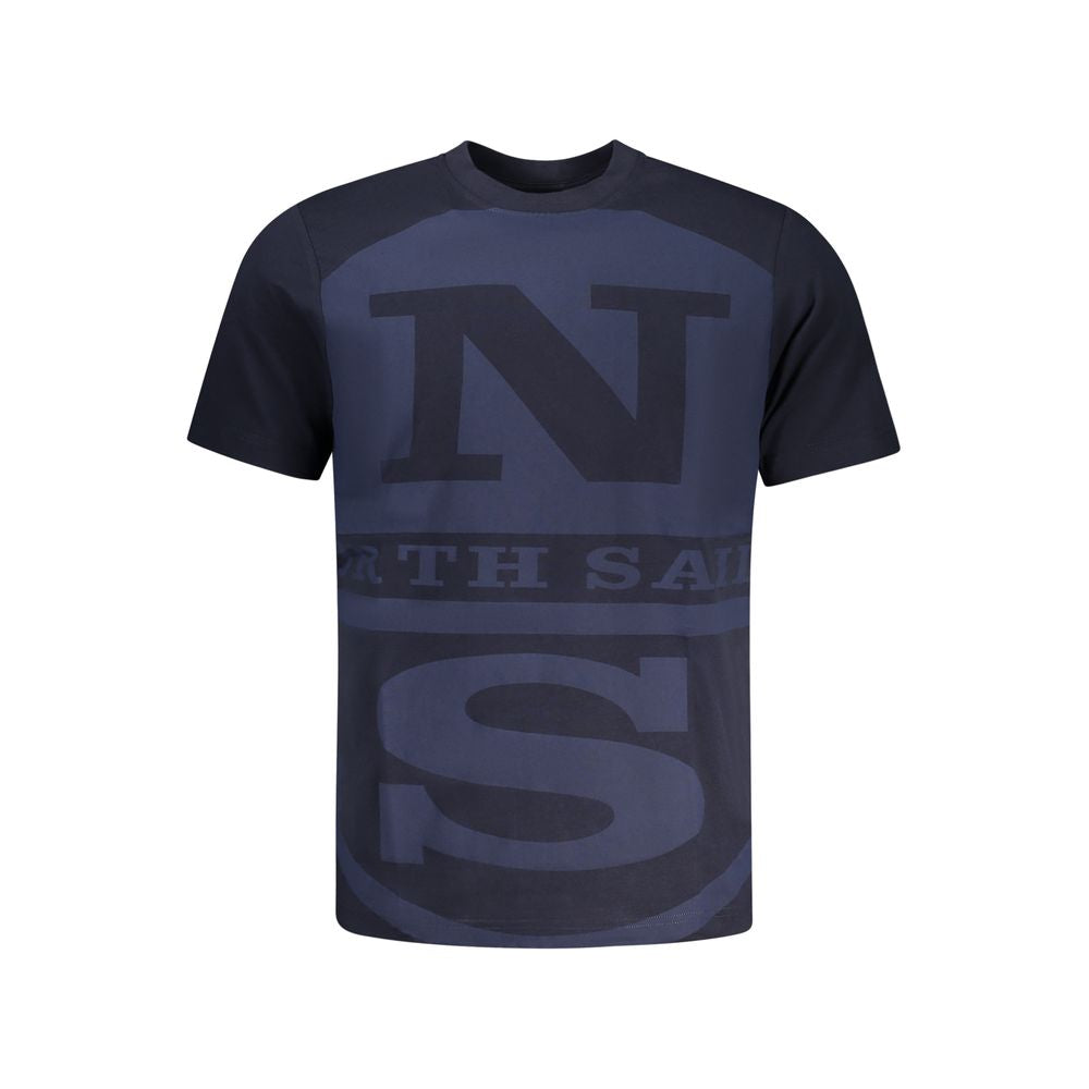 North Sails Blu Cotton Men's T-Shirt - Coastal Sophistication