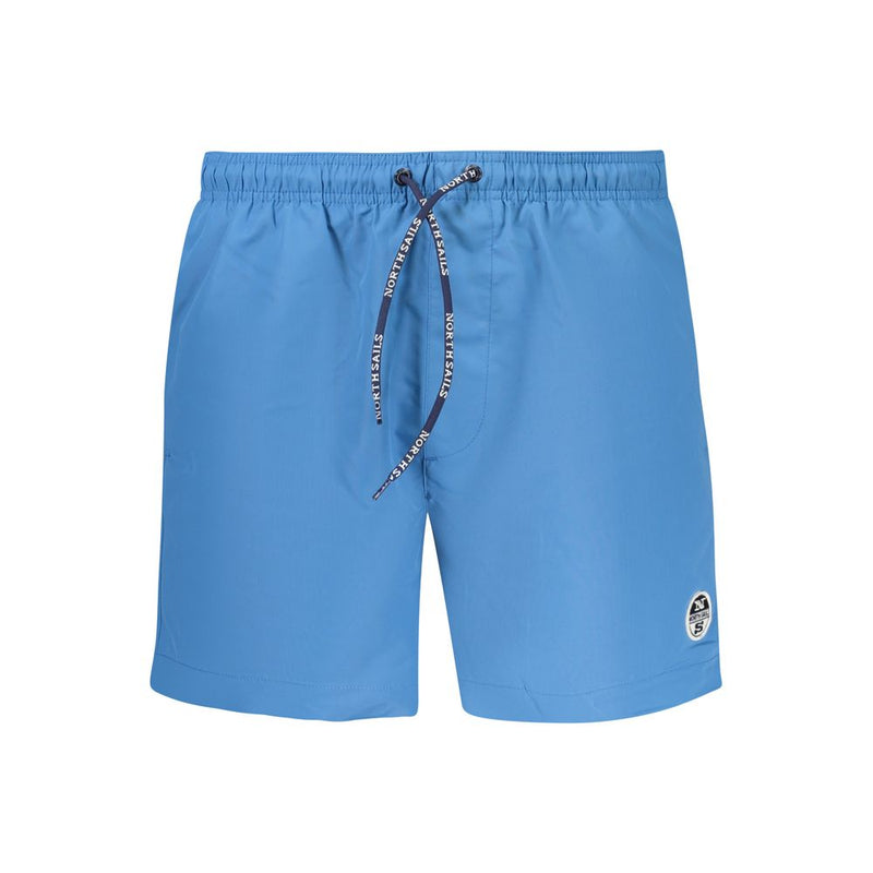North Sails Blu Polyester Men's Swimwear - Stylish & Durable