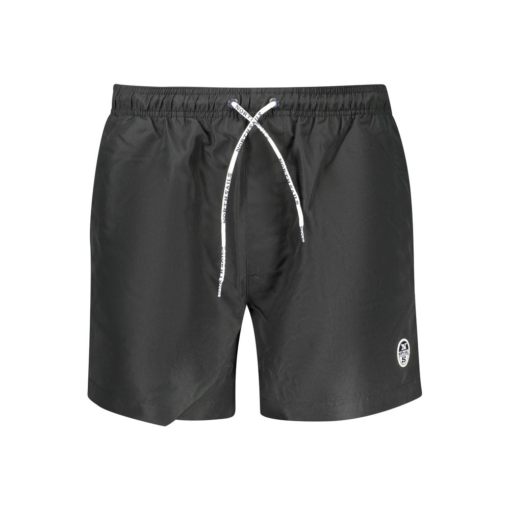 North Sails Black Polyester Men's Swimwear - Stylish & Durable