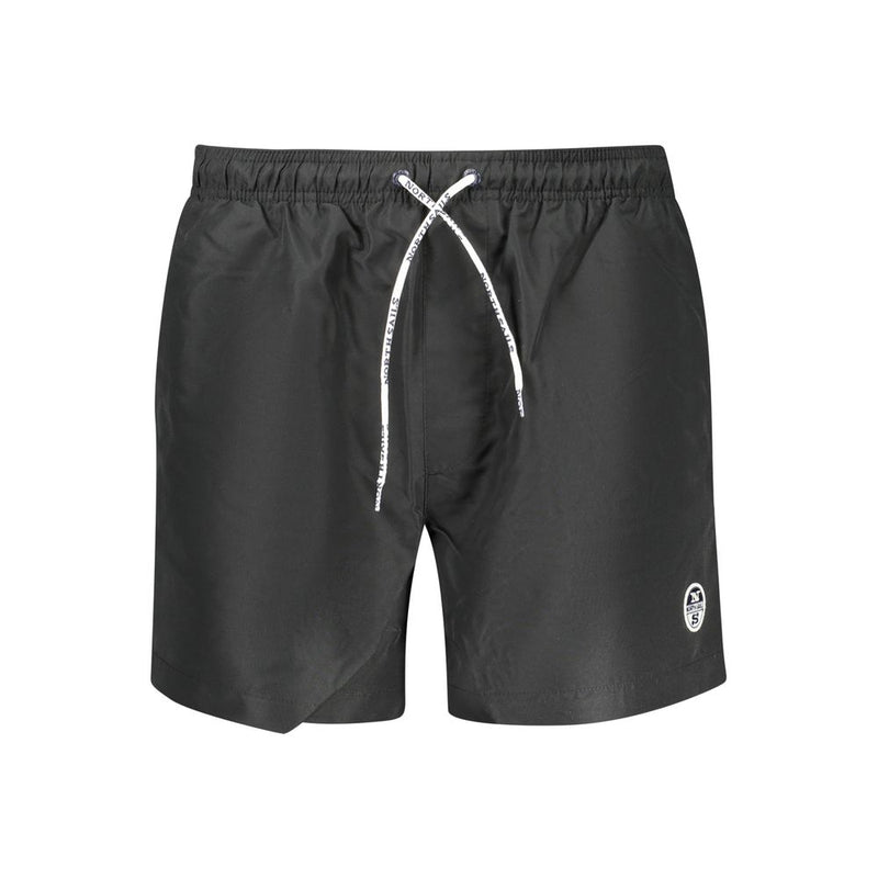 North Sails Black Polyester Men's Swimwear - Stylish & Durable