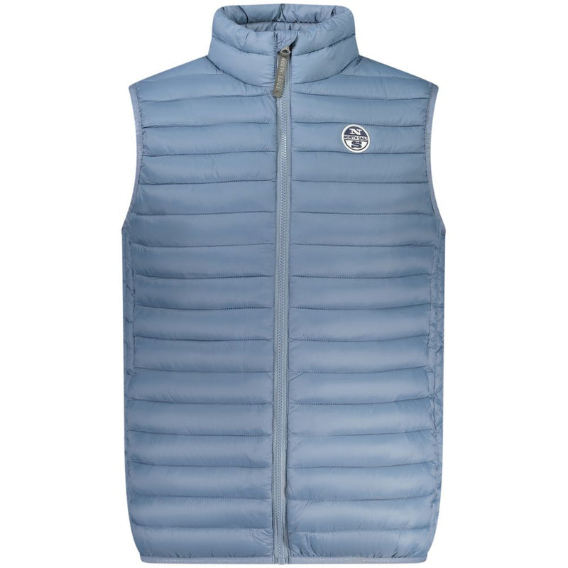 North Sails Blue Polyester Sleeveless Jacket for Men