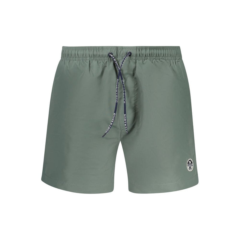 North Sails Green Polyester Shorts for Men