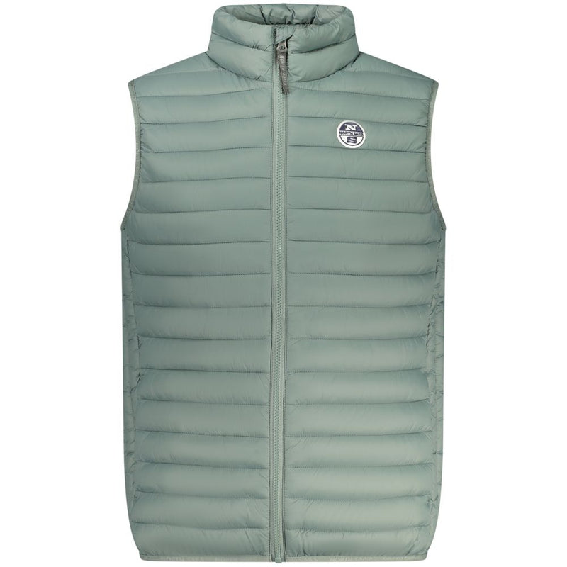 North Sails Green Polyester Sleeveless Jacket for Men