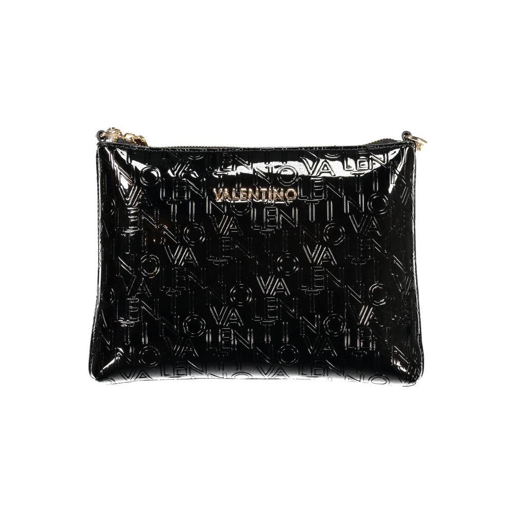 Mario Valentino Black Polyethylene Handbag - Durable Elegance