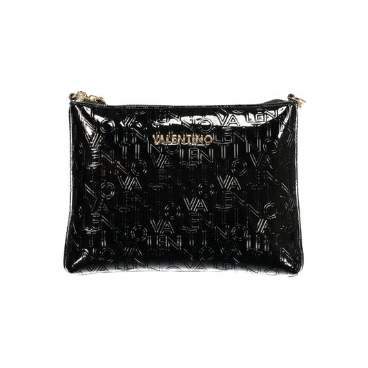 Mario Valentino Black Polyethylene Handbag - Durable Elegance