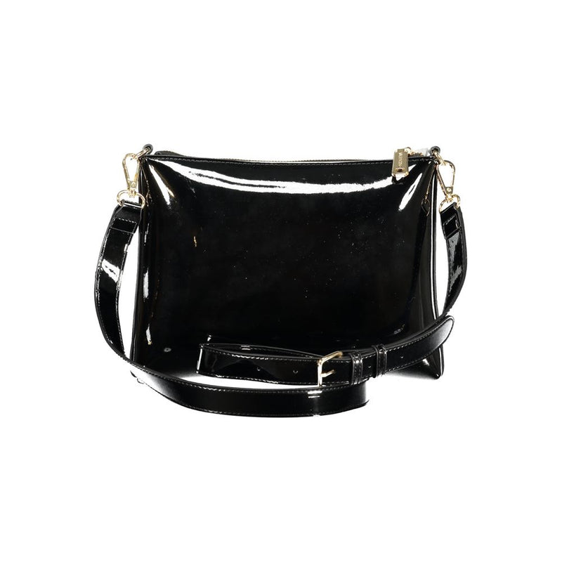 Mario Valentino Black Polyethylene Handbag - Elegant and Functional