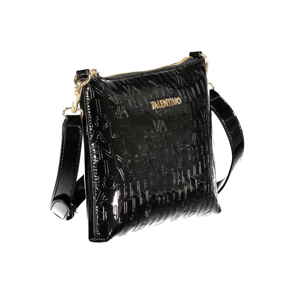 Mario Valentino Black Polyethylene Handbag - Durable Elegance
