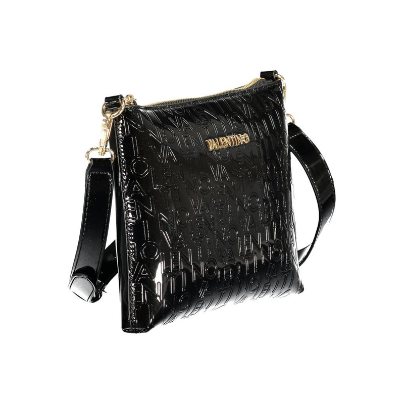 Mario Valentino Black Polyethylene Handbag - Elegant and Functional