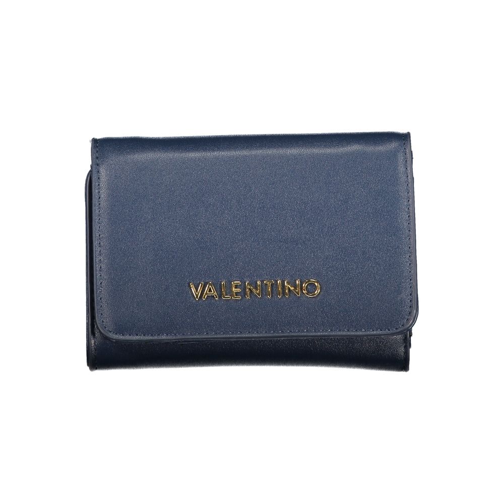 Mario Valentino Blue Polyethylene Wallet - Chic and Practical